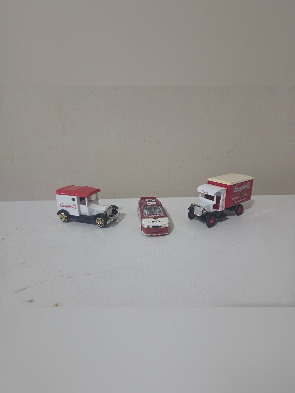 Vintage  Campbell's Soup Vehicles Die Cast Set Of 3